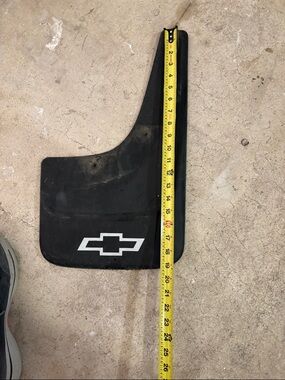 2014-2018 Chevrolet Black Mud Flaps with Bowtie Logo - Set of 4